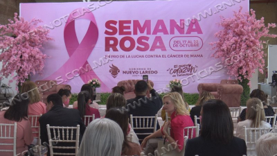 Buscan concientizar sobre c&aacute;ncer de mama con  Semana Rosa