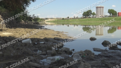 Desciende nivel de r&iacute;o Bravo por extracci&oacute;n de Presa