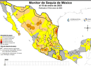México registra sequía en 80% del territorio