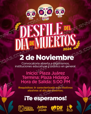 Invitan a la ciudadanía a participar en el primer Desfile del Día de los Muertos el 2 de noviembre