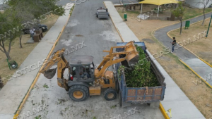 Avanza limpieza del laguito de Nuevo Laredo