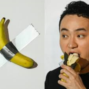 Empresario se come pl&aacute;tano de 6.2 MDD, era una obra de arte