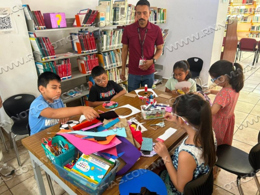 NIÑAS, NIÑOS Y ADOLESCENTES DISFRUTAN VACACIONES CON ACTIVIDADES GRATUITAS EN LAS BIBLIOTECAS DE NUEVO LAREDO