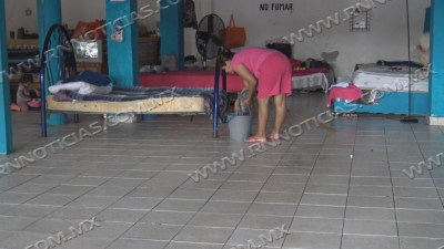 Refugios al 10 por ciento de capacidad en cuanto a migrantes