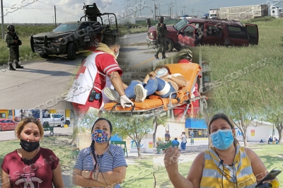 Mujer muy grave tras volcadura por persecución militar