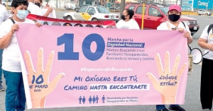 Marchan por hijos e hijas desaparecidos