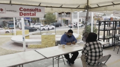 VIDEO Realizan Brigada m&eacute;dica para ciudadanos en apoyo a su econom&iacute;a