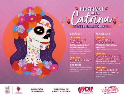 MUNICIPIO CELEBRAR&Aacute; TRADICI&Oacute;N MEXICANA CON FESTIVAL DE LA CATRINA