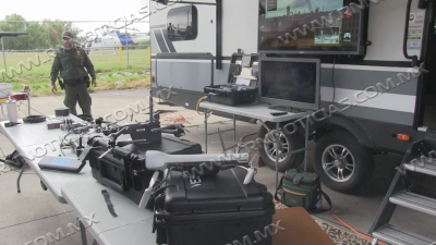 Realizan Agentes de CBP demostraci&oacute;n de peligros de un cruce indocumentado; muestran uso de drones y rescate