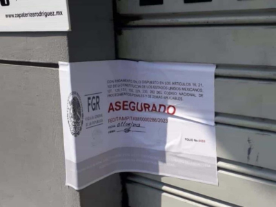 Realiza FGR aseguramiento de negocios en Altamira