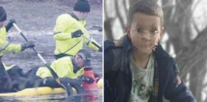 Niño de 10 años muere tratando de ayudar a 3 niños que cayeron a un lago congelado