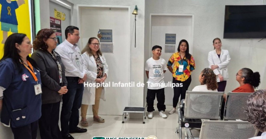 Jonathan vence al cáncer y hace sonar la Campana de la Victoria
