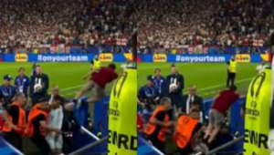 Aficionado intent&oacute; agredir a Cristiano Ronaldo