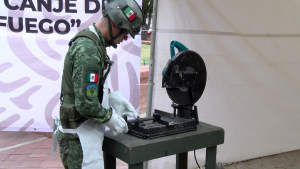 VIDEO Dan inicio a programa de Canje de armas en Nuevo Laredo