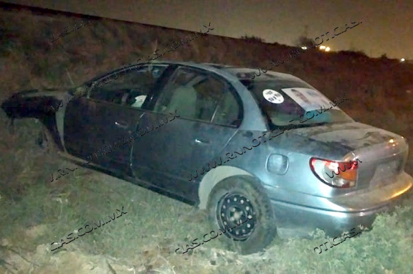 Sobrevive mujer a volcadura en Nuevo Laredo