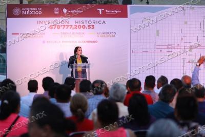 ENTREGA CARMEN LILIA 34 OBRAS QUE TRANSFORMAN EL SECTOR CENTRO DE NUEVO LAREDO