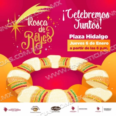 CELEBRA GOBIERNO MUNICIPAL D&Iacute;A DE REYES CON GRAN ROSCA