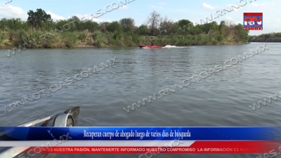 VIDEO Recuperan cuerpo de ahogado luego de varios d&iacute;as de b&uacute;squeda