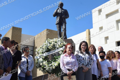 CONMEMORAN ANIVERSARIO LUCTUOSO DE DON CARLOS CANT&Uacute; ROSAS
