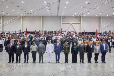 Encabeza Gobernador conmemoraci&oacute;n del D&iacute;a de la Bandera; llama a j&oacute;venes a aprovechar oportunidades del humanismo