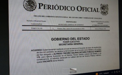Cancelan más notarías por irregularidades