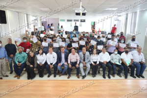Concluyen 45 personas curso de capacitaci&oacute;n industrial