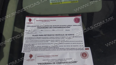 Mantiene Direcci&oacute;n de Tr&aacute;nsito y Vialidad programa de retiro de autos chatarra