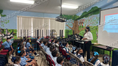 Brindan pl&aacute;ticas de cultura vial y prevenci&oacute;n de accidentes en escuelas