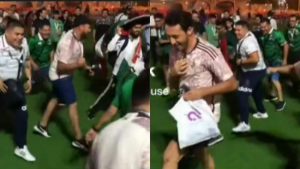 Mexicanos arman el Payaso del Rodeo masivo en Qatar