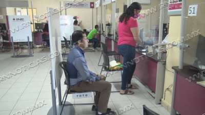 INE tuvo respuesta positiva para tr&aacute;mites de credencial de elector