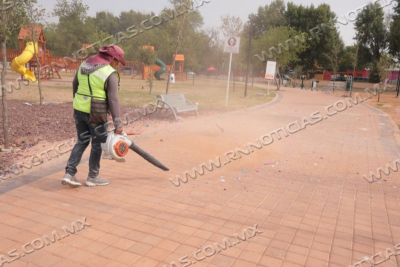 Servicios P&uacute;blicos Primarios realiza jornada de limpieza en parques por festividades de Pascua