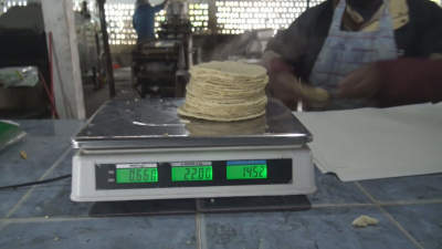 Incrementan ventas de tortilla y masa por temporada de fr&iacute;os