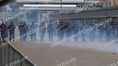 Muestra fuerza autoridades de CBP con simulacro en Puente Internacional