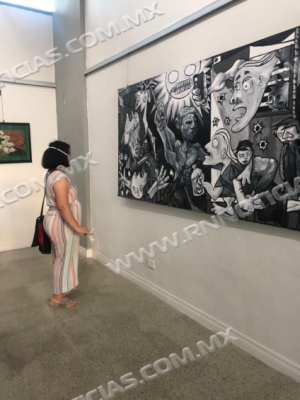 Presentan la primera exposición plástica en Estación Palabra