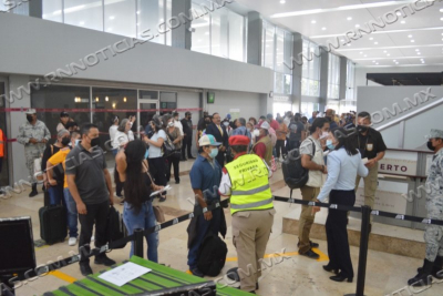 TRIPLICA AEROPUERTO DE NUEVO LAREDO  EL N&Uacute;MERO DE PASAJEROS COMPARADO AL A&Ntilde;O PASADO