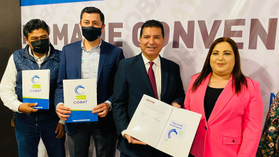 Firman convenio de colaboraci&oacute;n UNT y COBAT