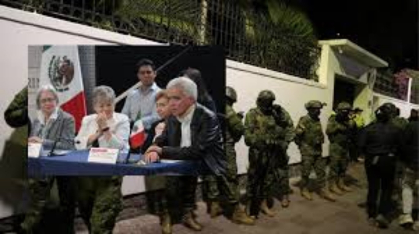 México demanda que se suspenda a Ecuador de la ONU por el asalto a la embajada mexicana en Quito