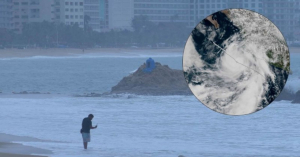 As&iacute; se ve desde el espacio el ojo del Hurac&aacute;n Flossie como categor&iacute;a 2