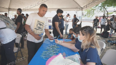 Contin&uacute;a vigilancia en migrantes para evitar enfermedades en Nuevo Laredo