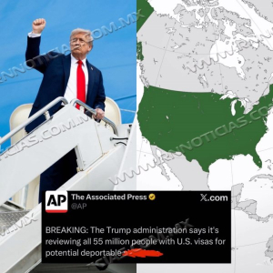 Administracion de Trump revisa 55 millones de personas con visas estadounidenses validas.