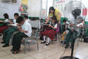 Da&ntilde;os graves por calor en escuelas solo en 5 alumnos: SET