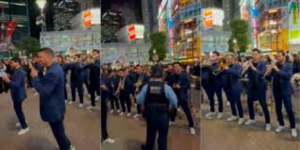Banda El Recodo da concierto en calles de Jap&oacute;n y polic&iacute;a los detiene