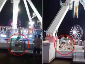 Hombre intenta salvar a perrito y es impactado por juego mec&aacute;nico