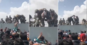 Captan entrega de bebé y niños a militares para que los saquen de Afganistán