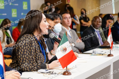 REPRESENTA CARMEN LILIA CANTUROSAS A NUEVO LAREDO EN RED DE GESTI&Oacute;N GLOBAL METROPOLITANA EN COLOMBIA