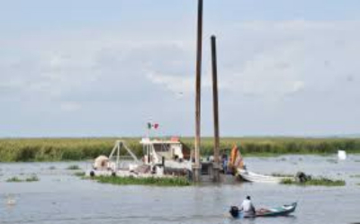 Desazolve de laguna de Champay&aacute;n ayud&oacute; a garantizar suministro de agua