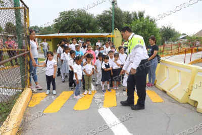 APRENDEN ESTUDIANTES DE PRIMARIA &ldquo;ESTADO DE TAMAULIPAS&rdquo; SOBRE CULTURA VIAL