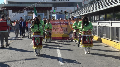 Antorcha Guadalupana cruza de M&eacute;xico a Estados Unidos por Nuevo Laredo