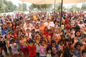 CELEBRAN MILES DE FAMILIAS DÍA DEL NIÑO CON ALEGRÍA Y AMOR EN EL FESTIVAL DEL SISTEMA DIF Y GOBIERNO MUNICIPAL