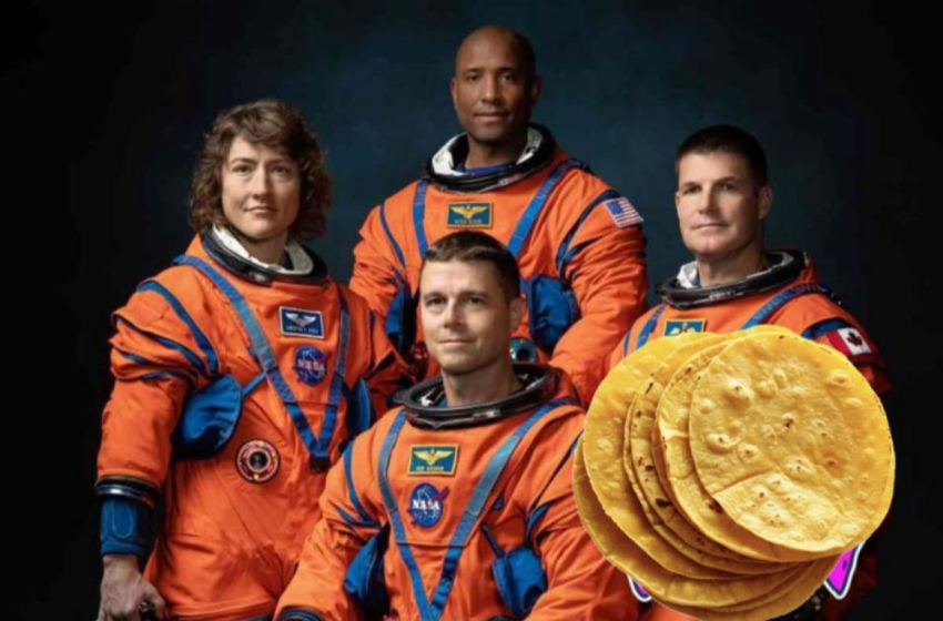 De la Tierra a la órbita lunar: astronautas de Artemis II comerán tortillas mexicanas